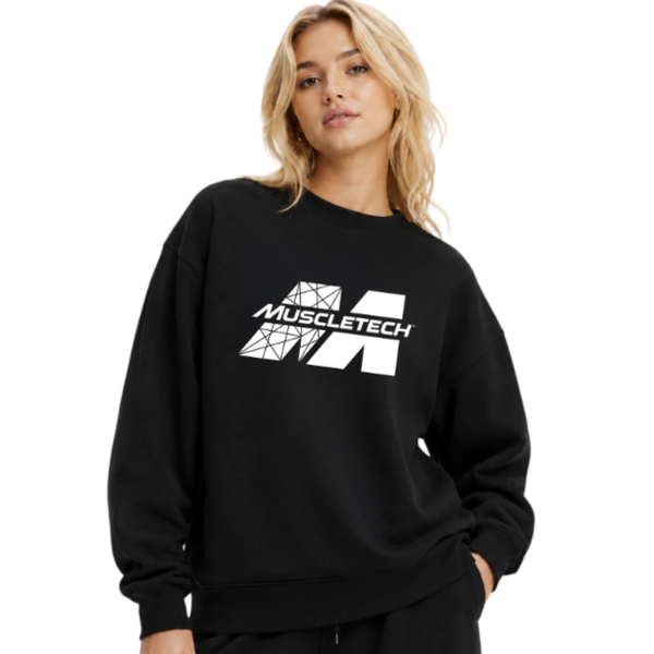 MuscleTech Premium Sweater - White