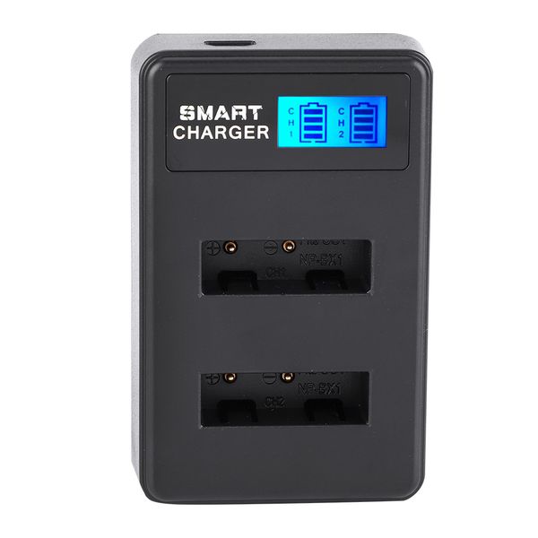 Dual NP-BX1 Travel Charger (Black)