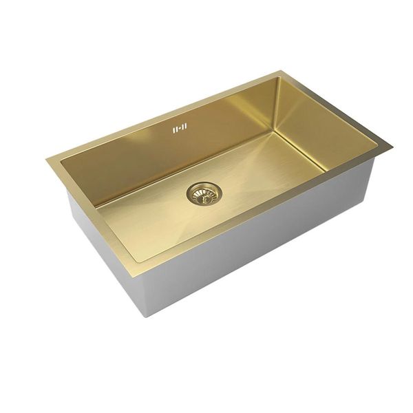 Beautiful Undermount Gold Kitchen Sink