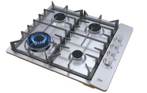 Univa Built-in 4 Burner S/Steel Gas Hob with Battery Ignition - UGH641S