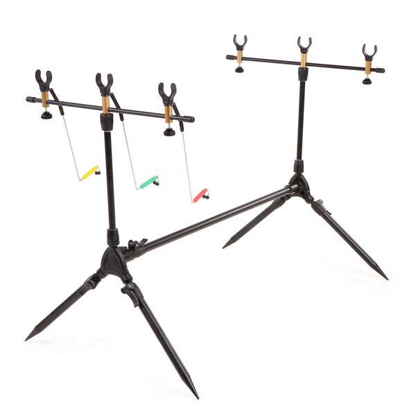Fishing Bracket Set, Fishing Rod, Ground Bracket Aluminum Alloy With Bag