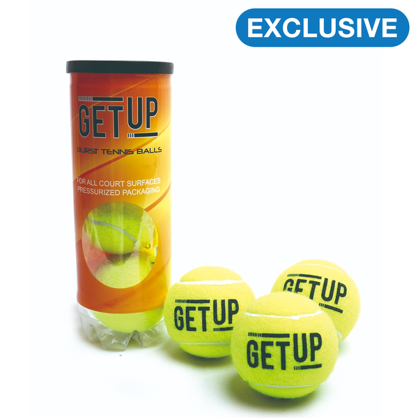 GetUp Burst Tennis Balls (Set of 3 Balls)