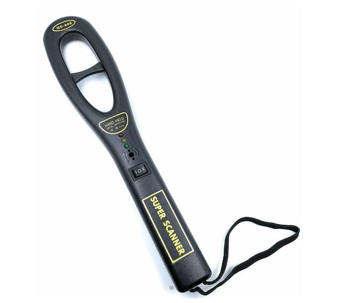 Handheld Security Alarm and Vibration Metal Detector Super Scanner