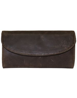 Luvsa LS-WT873 Full Grain Diesel Leather Tri-Fold Purse