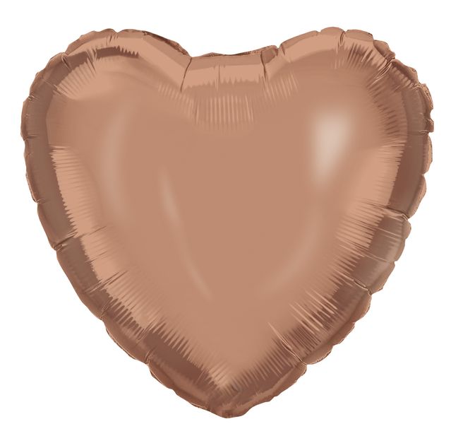 18 Inch Air-Helium Foil Balloon Rose Gold Heart