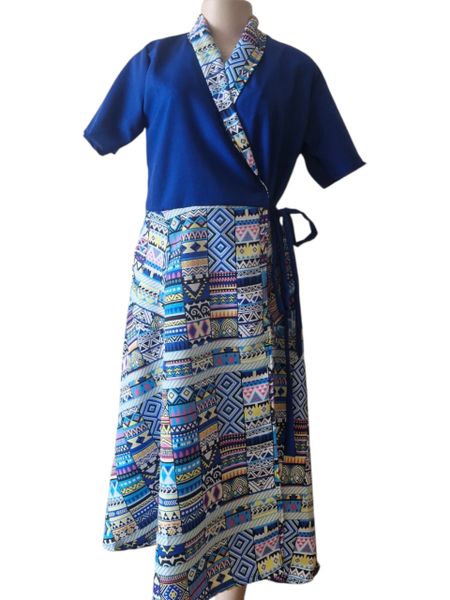 Domestic Wrap Around Uniform - 2 Piece - L