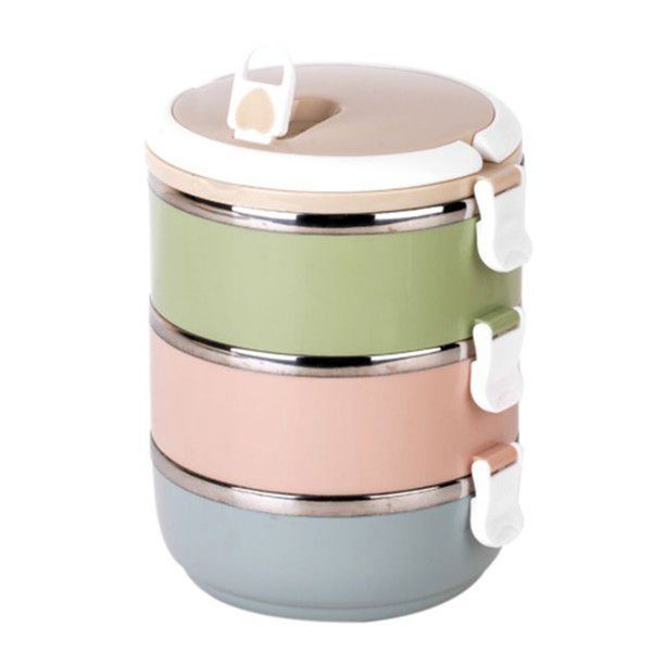 Portable Variable Multi-layer Insulated Lunch Box (3 Layers)