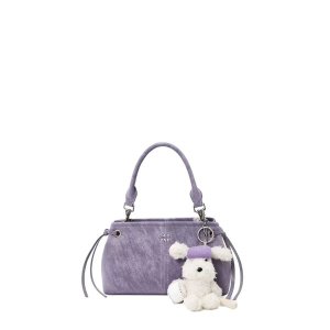 Handheld Purple Minimalist Single Shoulder Crossbody Bag