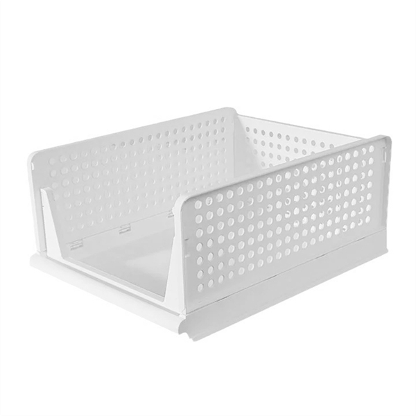 Stackable Wardrobe Storage Box, Multi-Function Foldable Storage Box