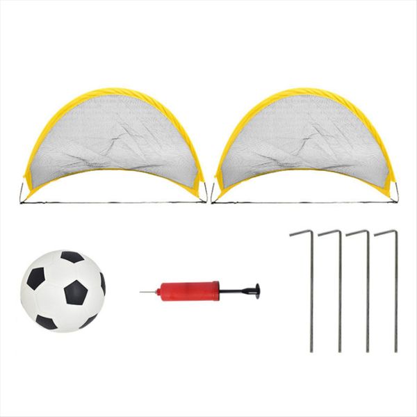 Foldable Soccer Goal Toy 65Cm Large Size Portable Soccer Net For Kids