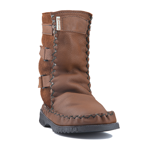 Gurmuki LADIES Sheepskin Wool Tall Boots - Rust