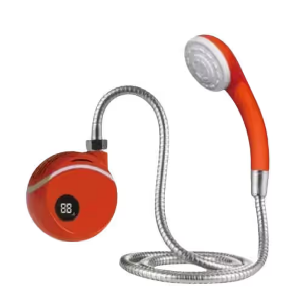 Portable Outdoor Shower - Small Camping Shower with Temperature &amp; Pump