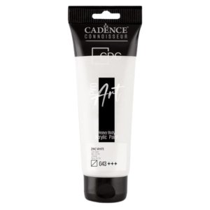 Cadence Pro Heavy Body Acrylic 120ml Zinc White