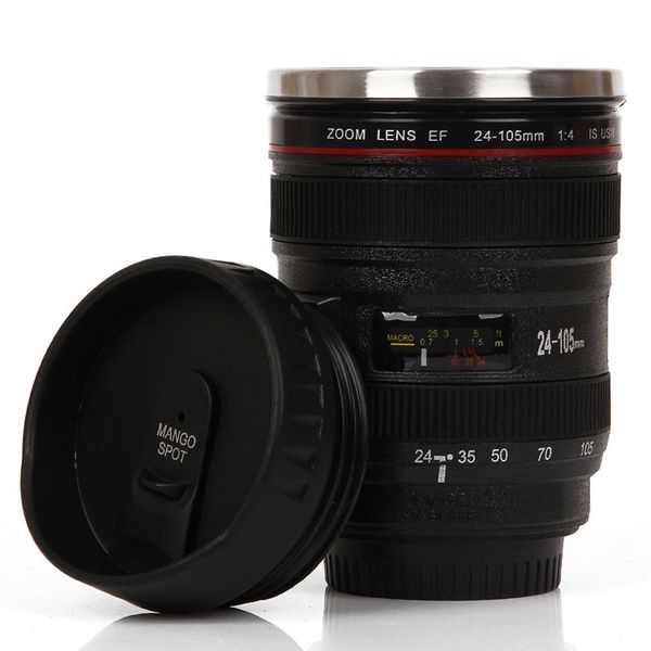 Camera Lens Thermo Stainless Steel Flask/Cup