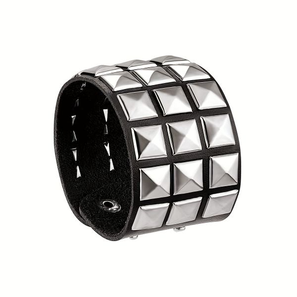IPSTYLE Hip-Hop Gothic Nail Bracelet Rivets Casual Couple Bracelet Party