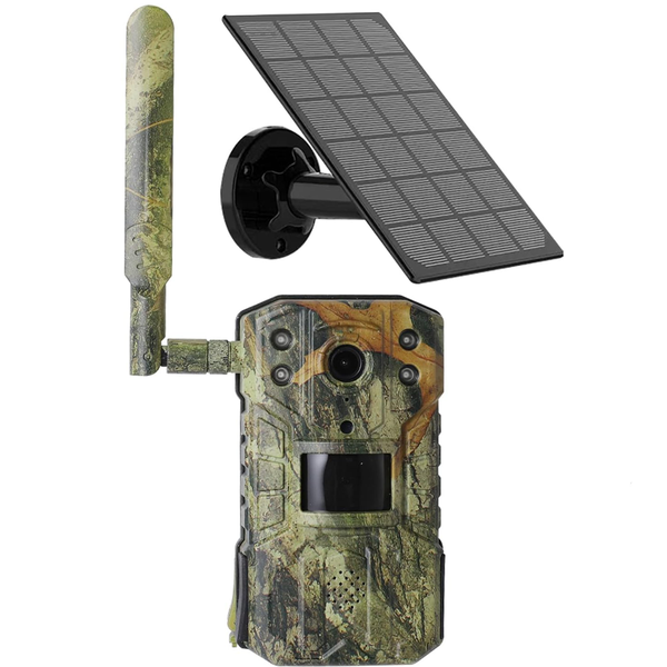 4G Solar Trail Camera Wildlife Hunting Camera Night Vision Waterproof New