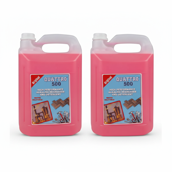 Quattro 5L Degreaser Cleaner - Powerful Grease Remover for Home &amp; - 2 Pack