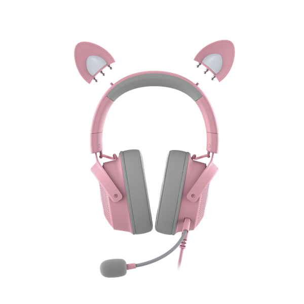 Razer Kraken Kitty V2 Pro - RGB Headset with Interchangeable Ears - Quartz