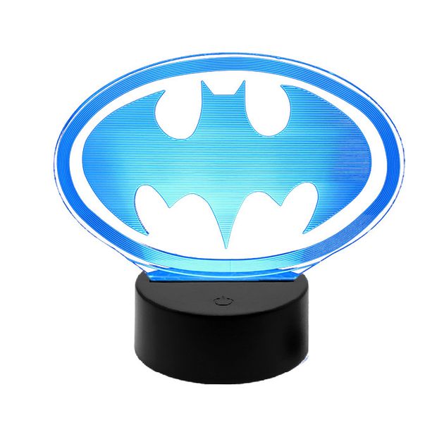 3D LED: DC Batman Optical Illusion Lamps Light