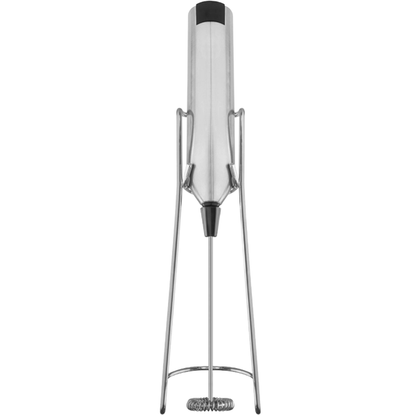 Mellerware Milk Frother Battery Operated Stainless Steel Brushed 3V