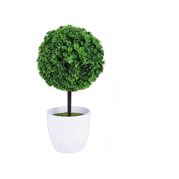 Artificial 27cm Ball Topiary Boxwood Tree Potted Fake Balls Bonsai