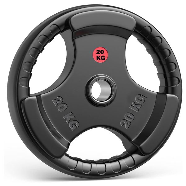 20Kg - Olympic Grip Plate for Weightlifting and Strength Training