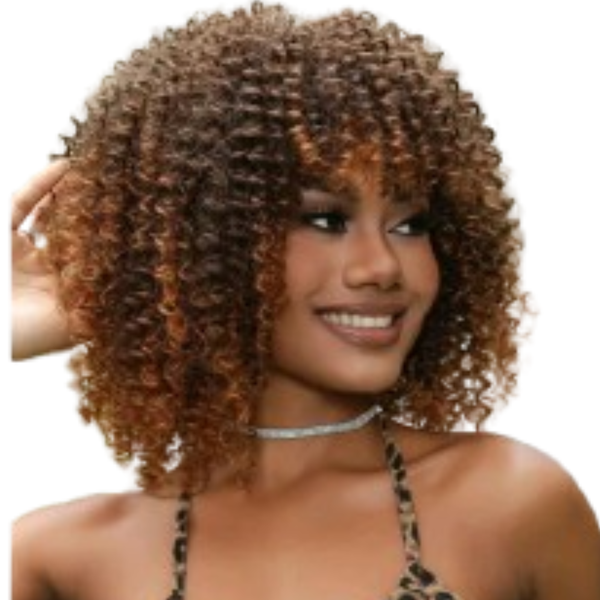 Curly Synthetic Fringe Hair Wig