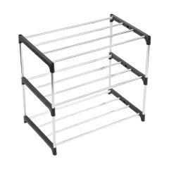 Stackable Small Shoe Rack, Saving Storage and Organization (3-Tier)