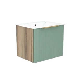 Bathroom Cabinet Including Basin Sage