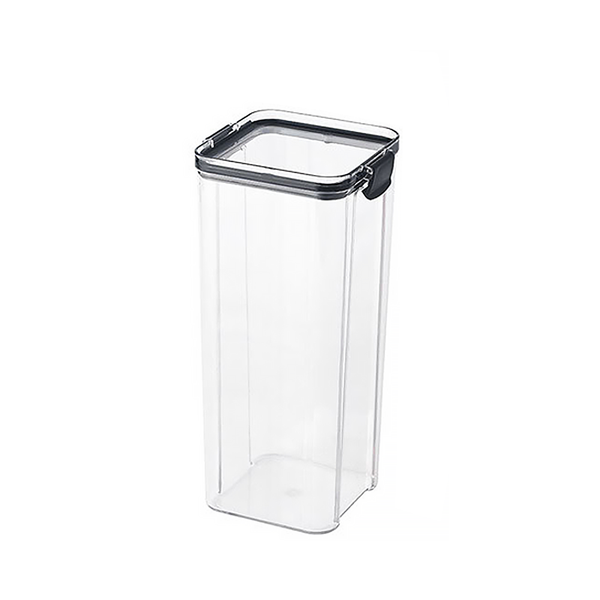 Clear Food Storage Container with Clips - 1800ML