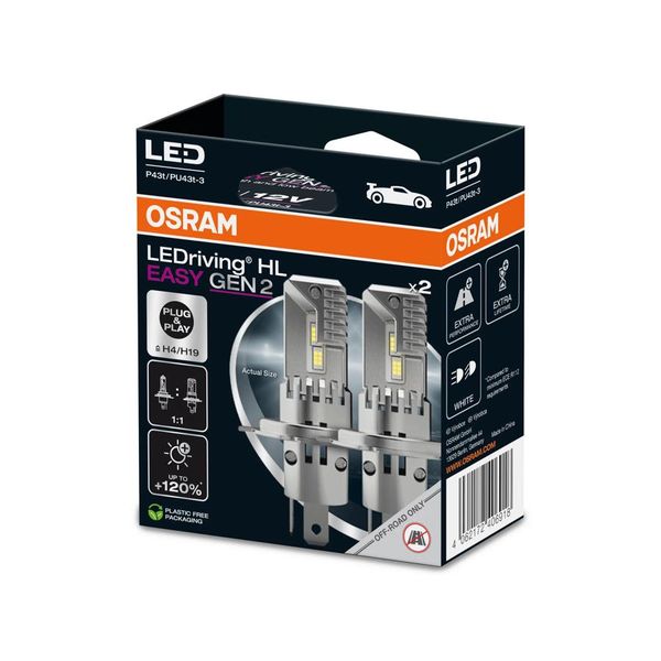 H4 Osram LEDriving HL Easy GEN 2 H4/H19