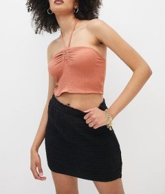 Textured Halter Vest