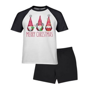 Christmas Themed Pyjamas-Mens- Gnomes-Merry Christmas