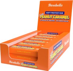 Barebells High Protein, Low Sugar Soft Bar, 12 x 55g- Salted Peanut Caramel