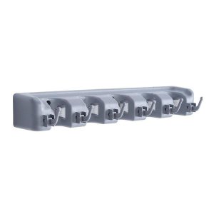 Mop Broom Holder Wall Mounted Tool Organizer Storage Rack Garage Gardening