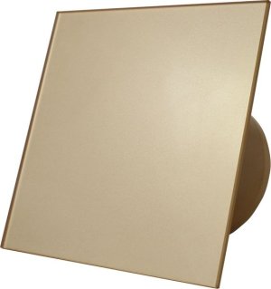 Extractor Fan Bathroom Toilet Designer Glass Cover Gold Gloss 100mm