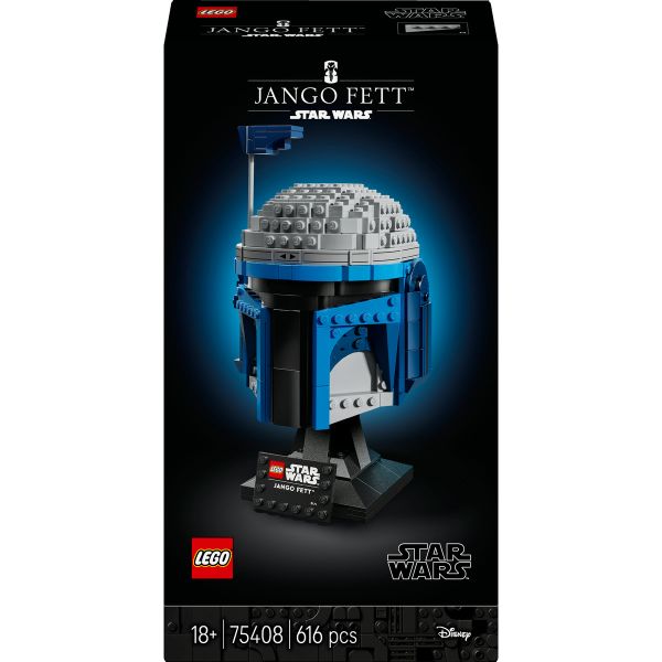 LEGO® Star Wars™ Jango Fett™ Helmet, Buildable Model Kit for Adults 75408