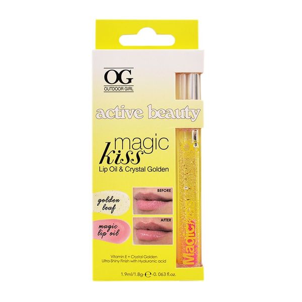 OG Magic Kiss Lip Oil &amp; Crystal Golden - 1.9 ml [C1396]