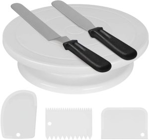 11 Inch Rotating Cake Turntable, Baking Cake Decorating Supplies