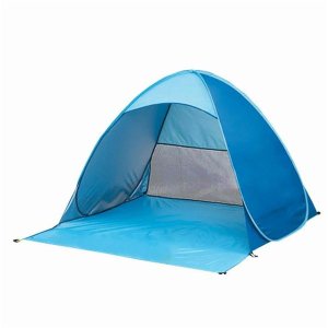 Outdoor Beach Shade Tent, Easy Pop Camping Tent, Portable Dome Beach Tent