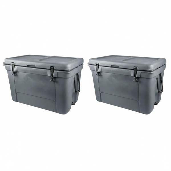 Romer 45l Grey Cooler Box for Camping and Outdoor Activities - 2 Pack