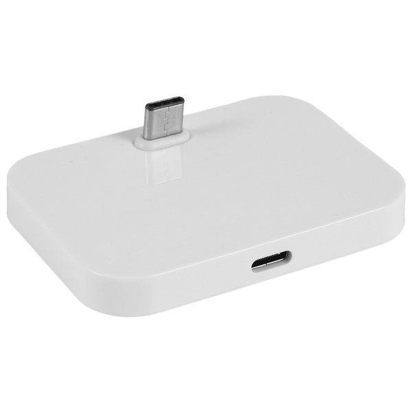 Type-C Charger Stand Holder Cell Phone Usb-C Charging Station Silver