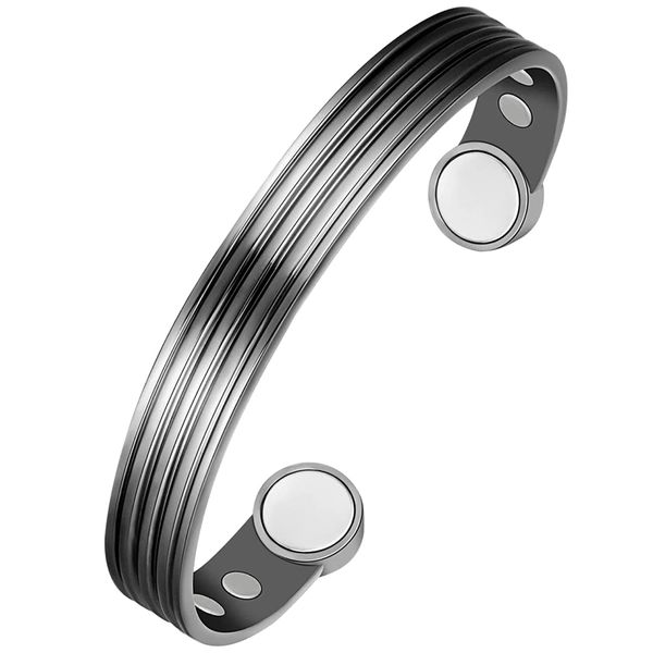 Beauty Self Healing Detox Copper Bangle Bracelet Dark