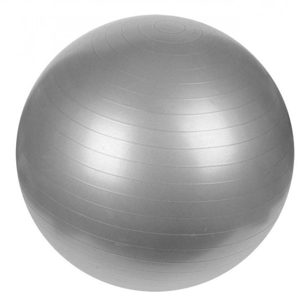 55cm Anti-Burst Gym Ball - Grey