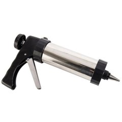 Black Cookie Press &amp; 20 Stainless Steel Shapes