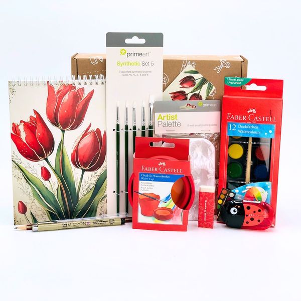 Jam Packed Stationery Gift Box for Women - Brushes and Blooms Box