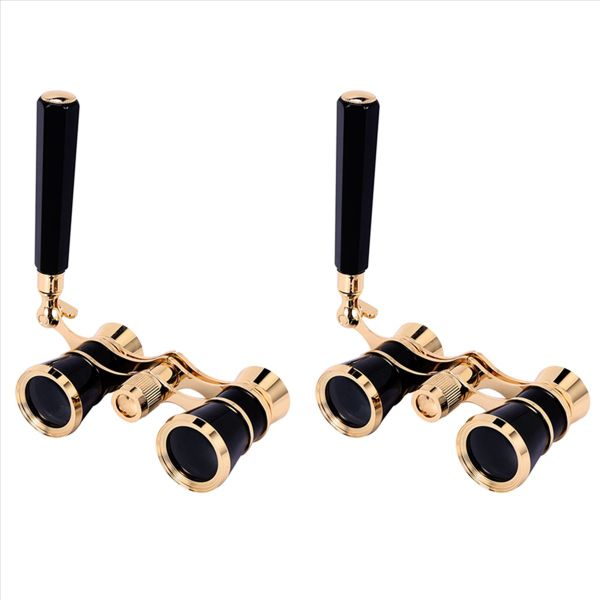 Black 3X25 Binoculars Coated Lens Telescope Opera Glasses Women