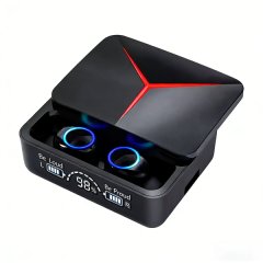 True Wireless Stereo Earbuds - 14mm Deep Bass Driver &amp; LED Display
