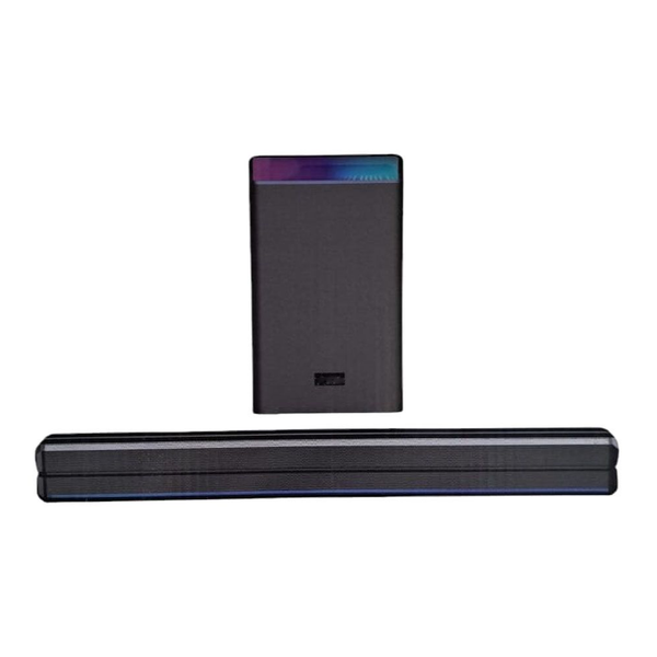 2-1 Multicolor LED Soundbar - Rich Bass Subwoofer &amp; Brilliant Sound System