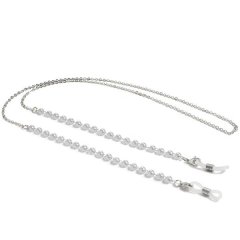 Ladies Sunglasses Strap - Silver Pearl